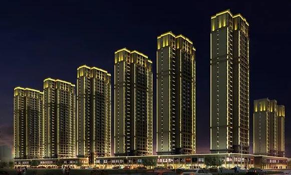 璀璨夜色，樓宇點(diǎn)亮城市之光